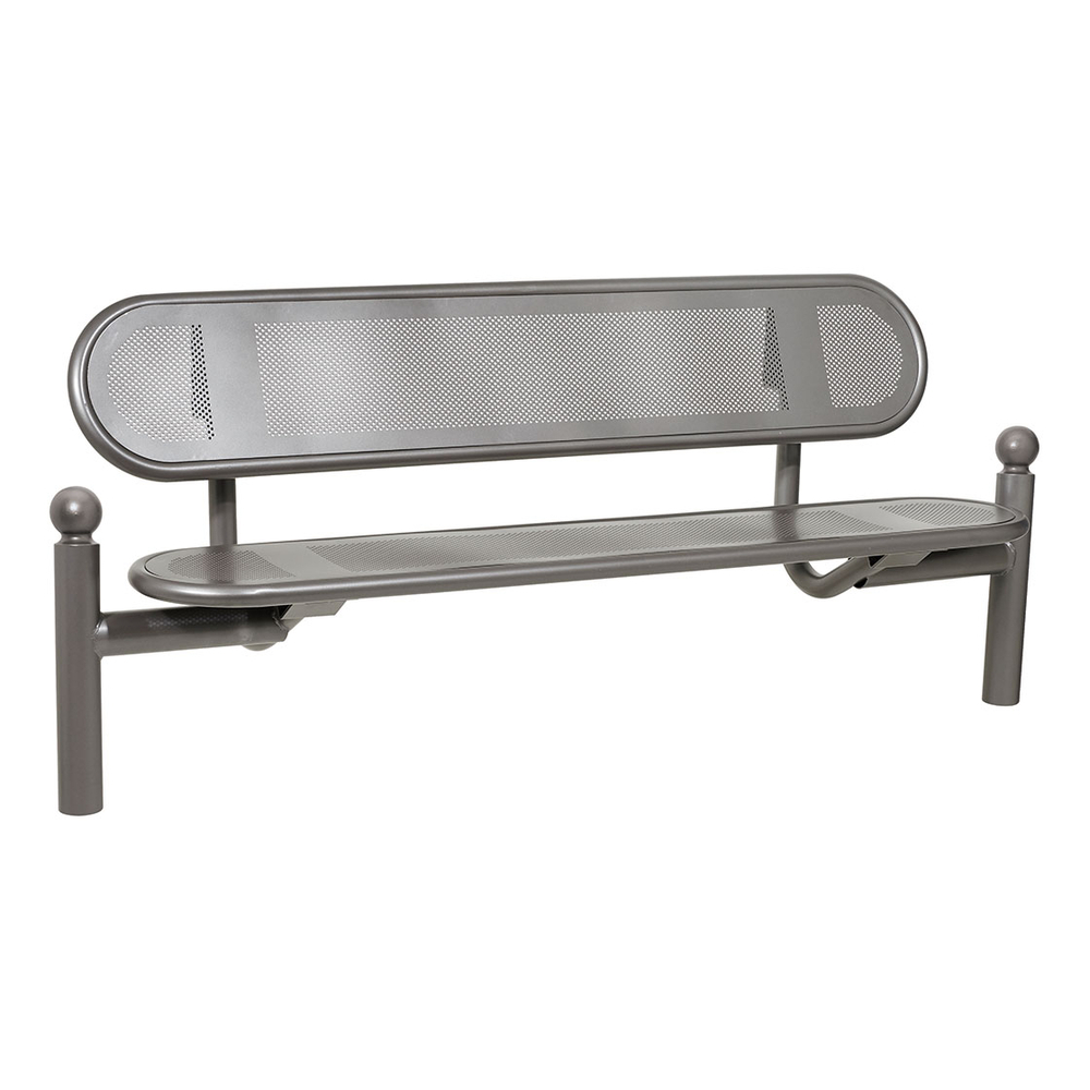 Banc acier Estoril Boule Gris PROCITY - 209322.GPRO