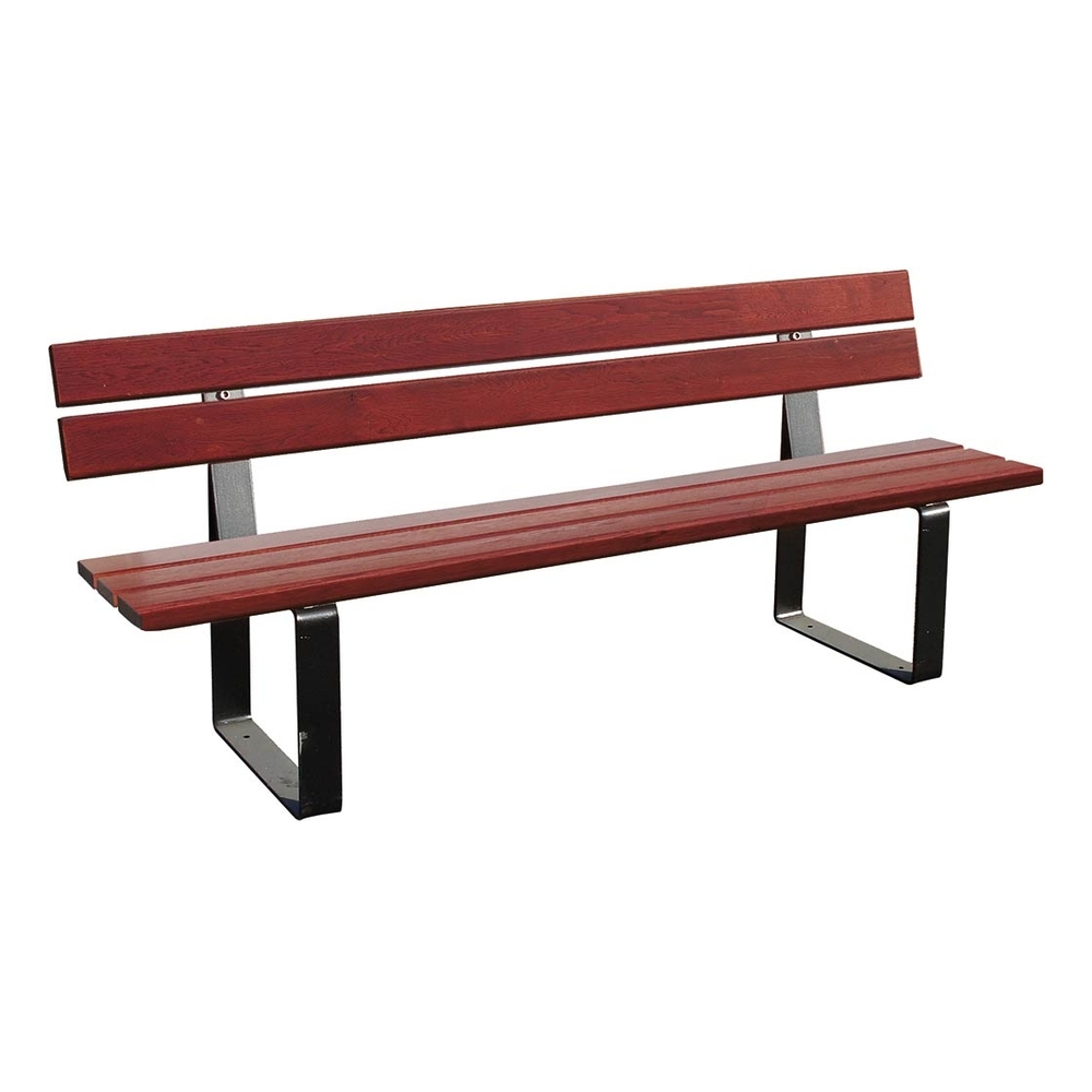 Banc bois et acier Riga Gris PROCITY - 209415.GPRO.ACAJ