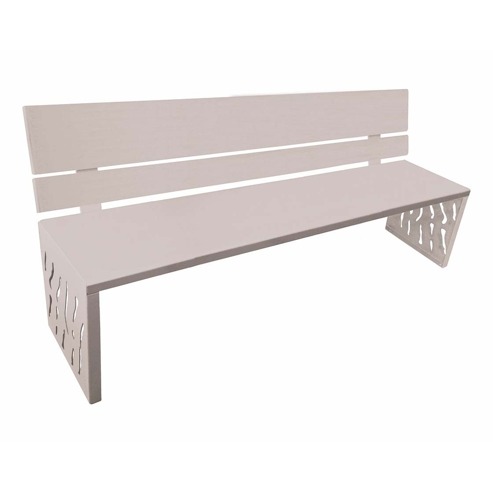 Banc acier Venise RAL7044 - PROCITY - 209419.7044