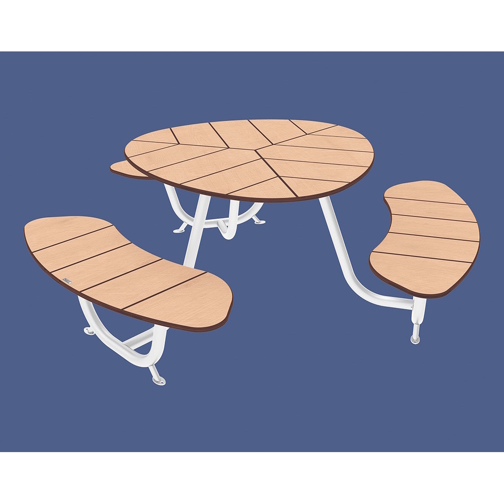 Table de pique-nique Valence RAL9010 - Standard - PROCITY - 209475.9010