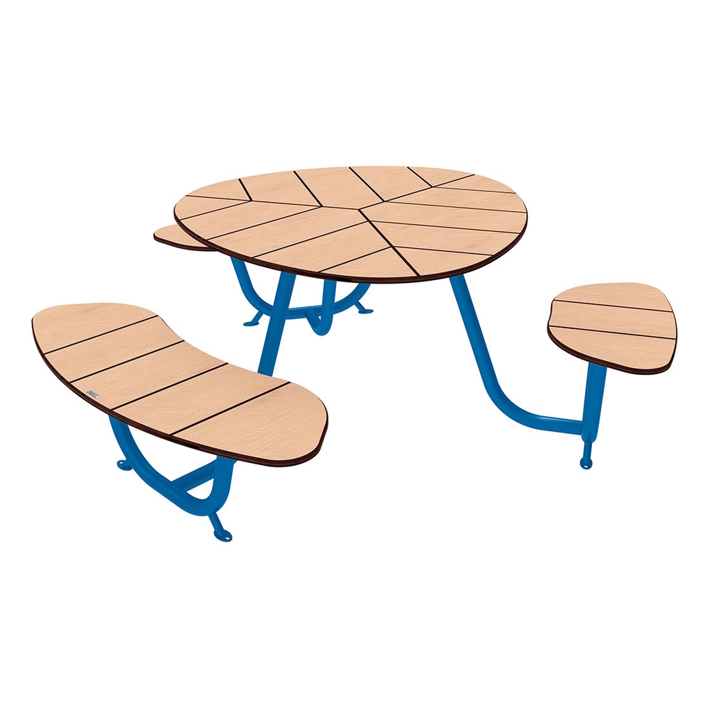Table de pique-nique Valence RAL5010 - Version PMR - PROCITY - 209476.5010