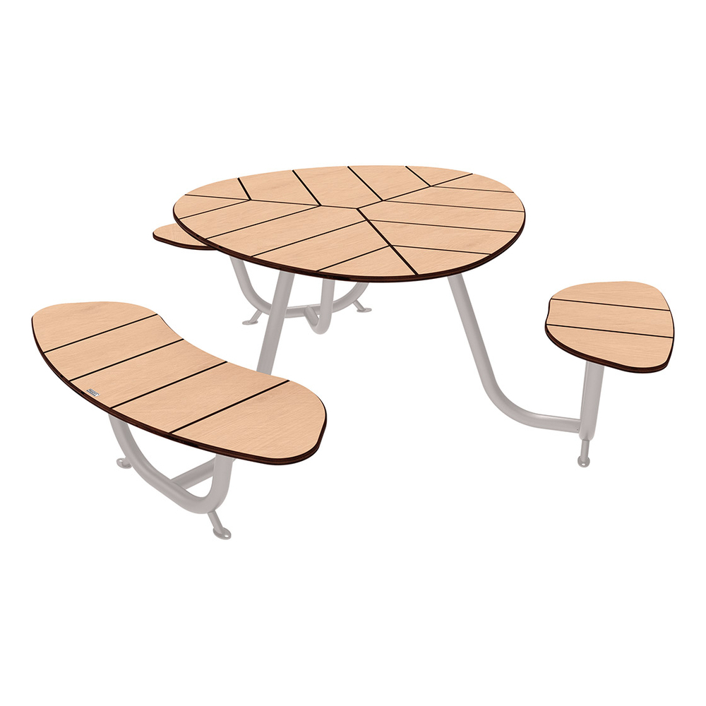 Table de pique-nique Valence RAL7044 - Version PMR - PROCITY - 209476.7044