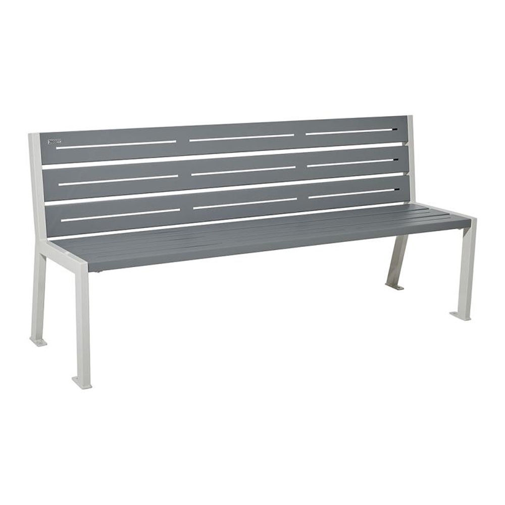 Banc acier Silaos 6 lames Gris PROCITY - 209606.GPRO