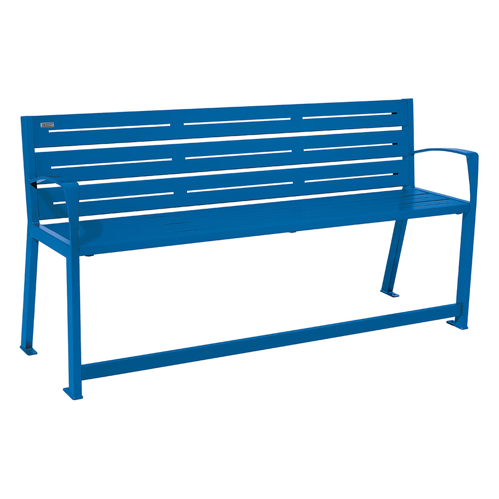 Banc acier Silaos spécial sénior RAL5010 - PROCITY - 209626.5010
