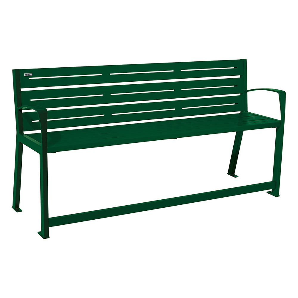 Banc acier Silaos spécial sénior RAL6005 - PROCITY - 209626.6005