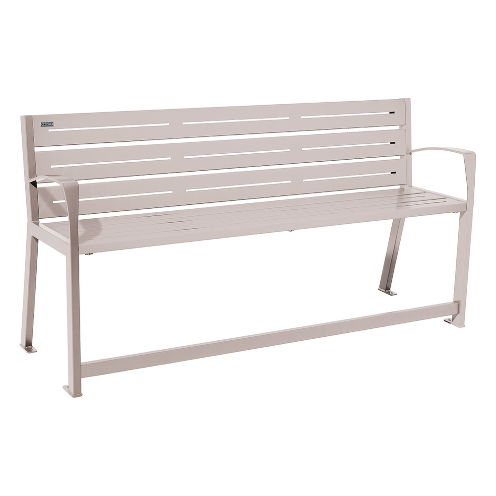 Banc acier Silaos spécial sénior RAL7044 - PROCITY - 209626.7044