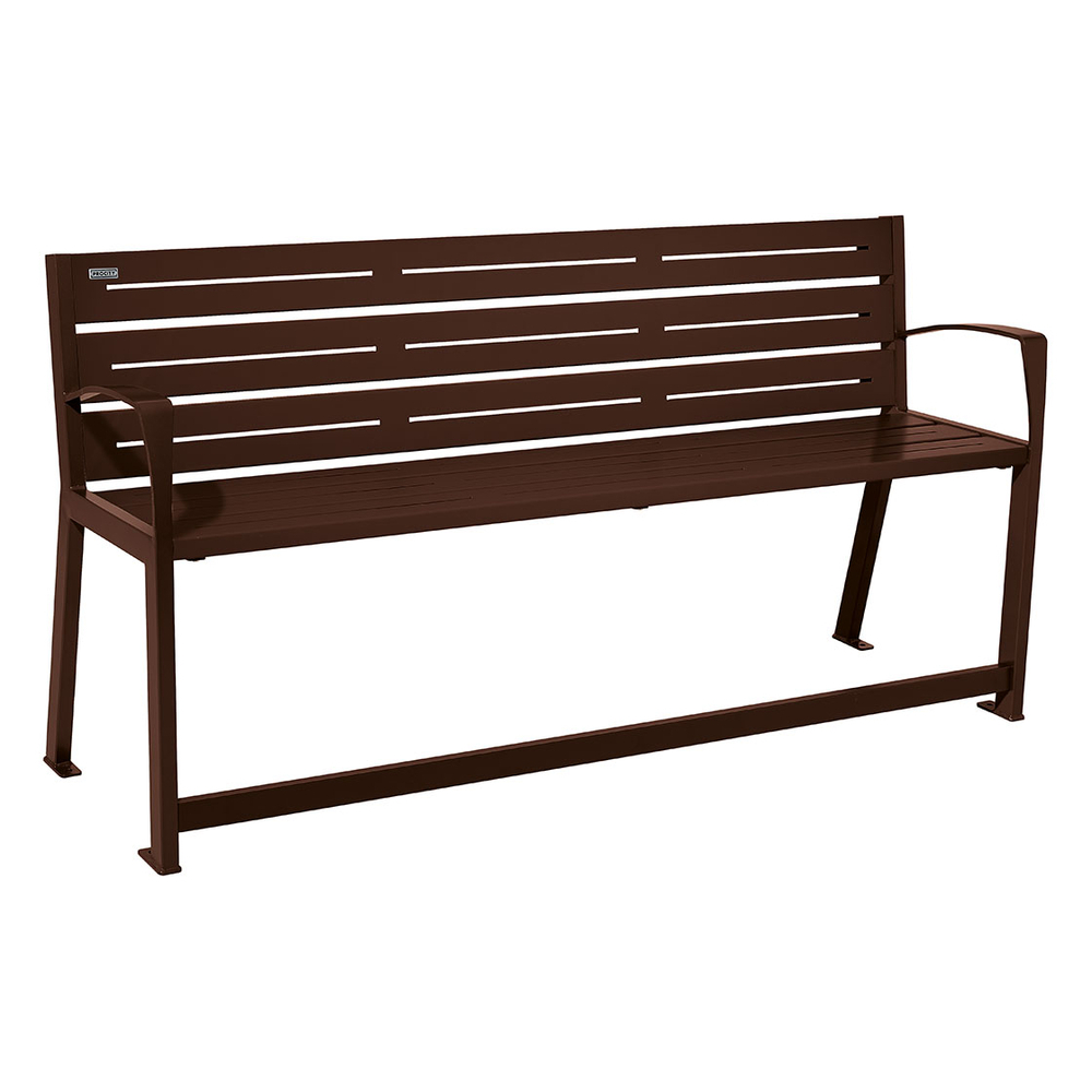 Banc acier Silaos spécial sénior RAL8017 - PROCITY - 209626.8017