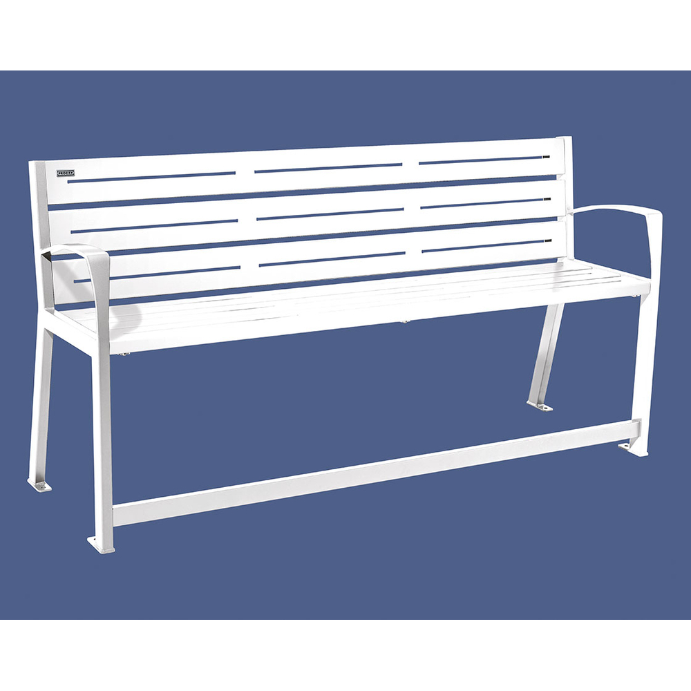 Banc acier Silaos spécial sénior RAL9010 - PROCITY - 209626.9010