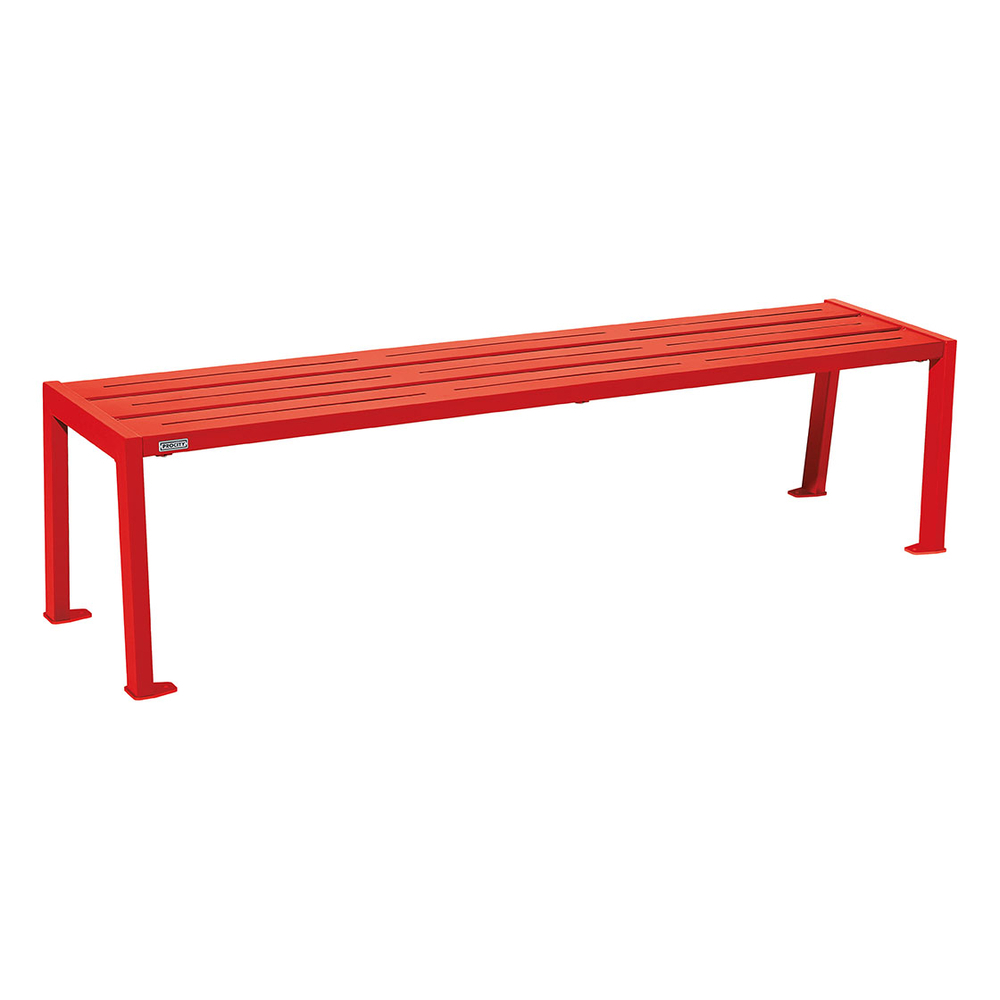 Banquette Silaos acier RAL3020 - PROCITY - 209636.3020