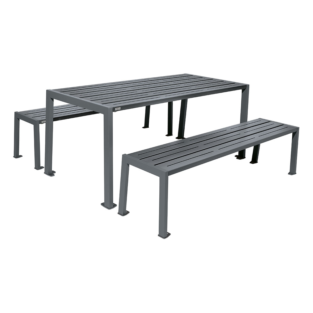 Table de pique-nique Silaos acier Gris PROCITY - 209656.GPRO