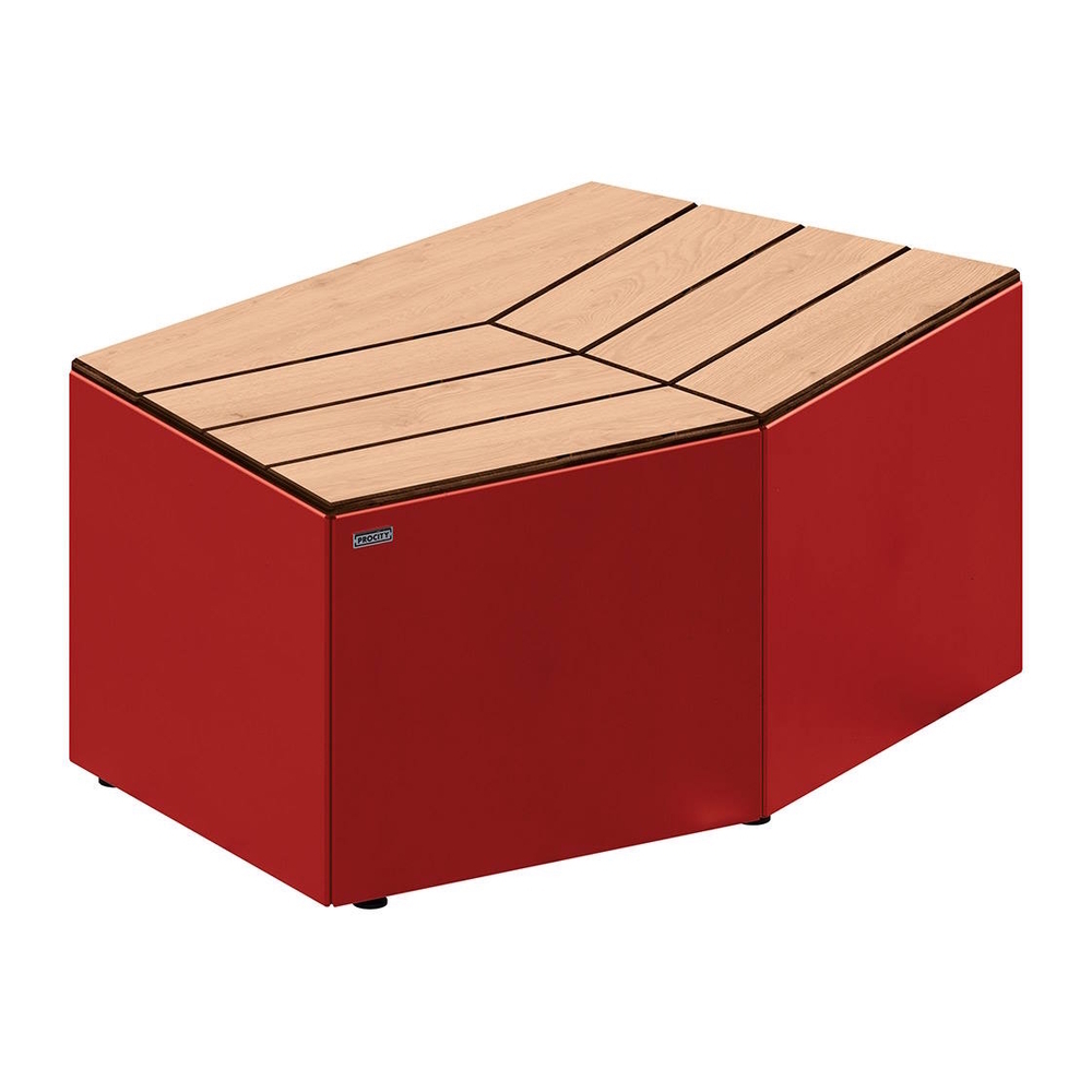 Banquette Le Caire RAL3004 - PROCITY - 209670.3004