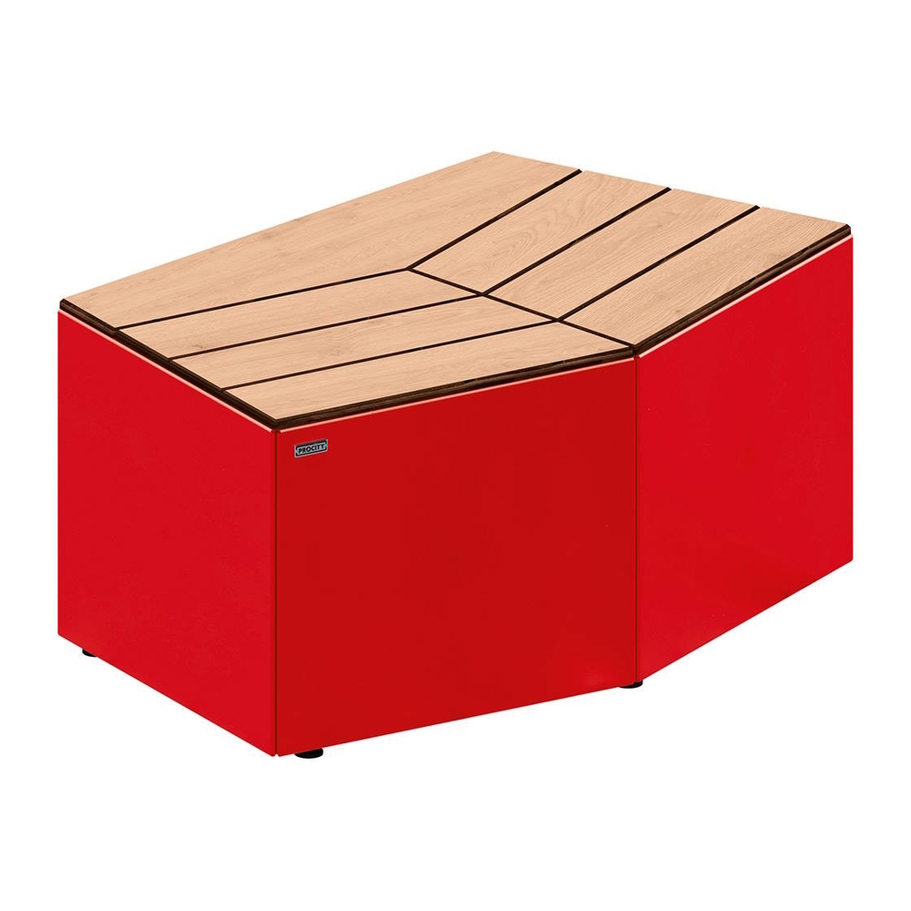 Banquette Le Caire RAL3020 - PROCITY - 209670.3020