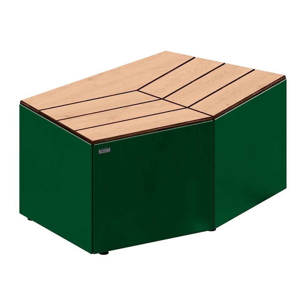 Banquette Le Caire RAL6005 - PROCITY - 209670.6005