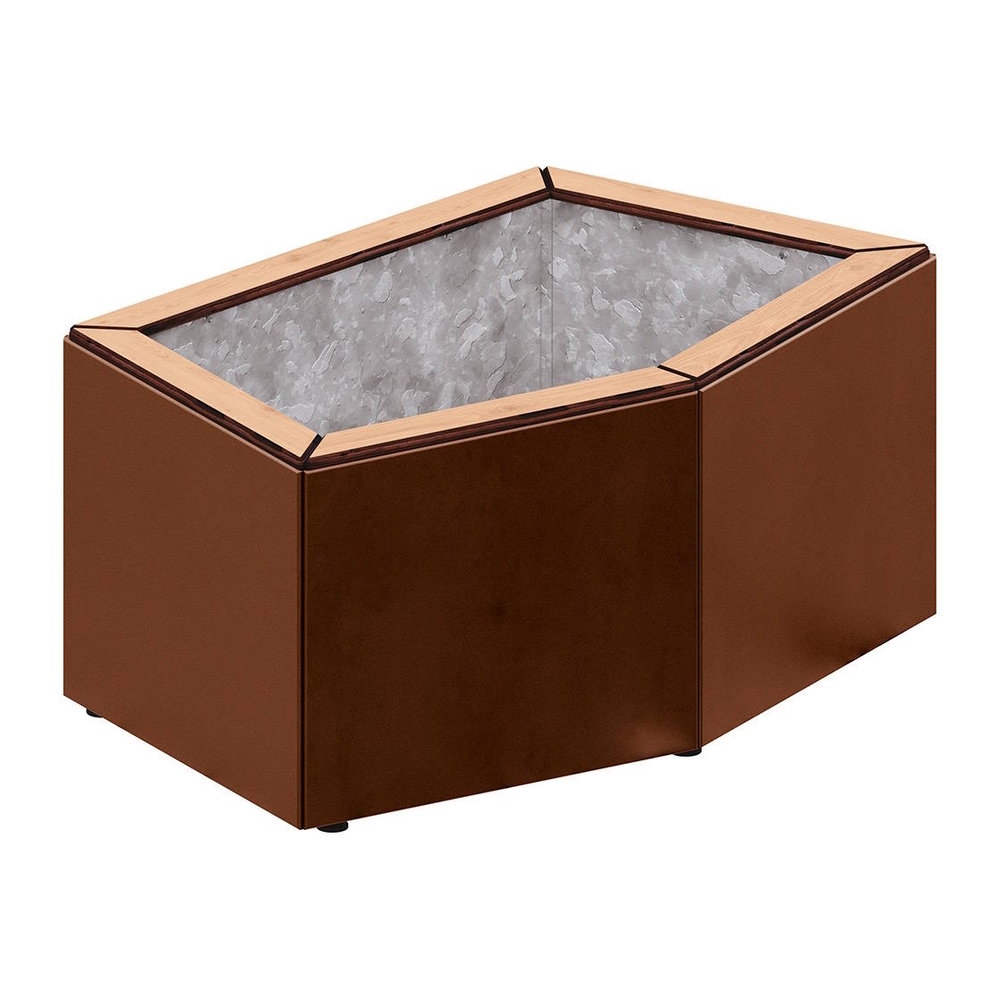 Bac à palmier Le Caire Aspect Corten - PROCITY - 209671.S025