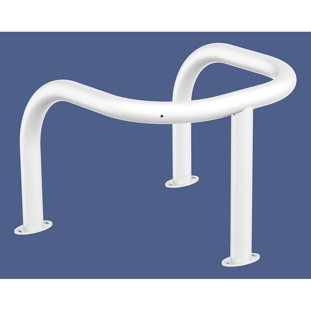 Étrier de protection Ø60mm RAL9010 - Sur platine - PROCITY - 291031.9010