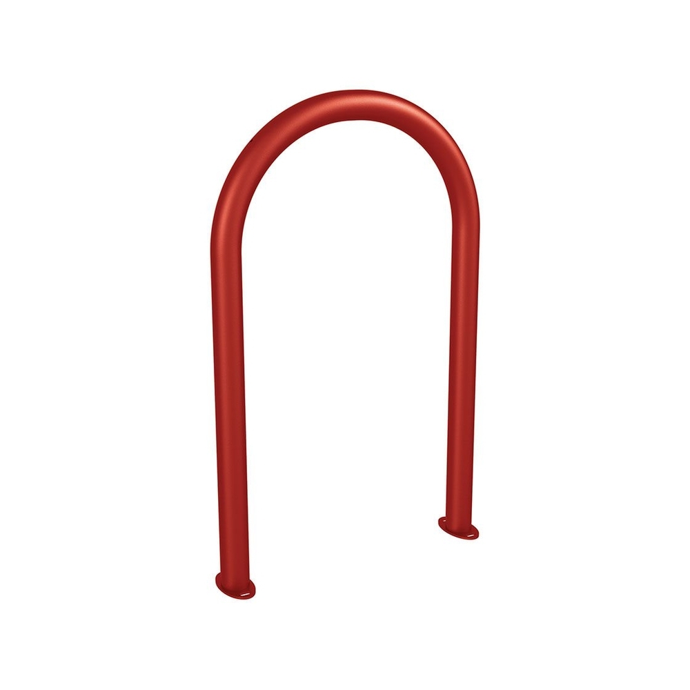 Appui vélos trombone Ø60mm RAL3004 - Standard - Sur platines - PROCITY - 291051.3004