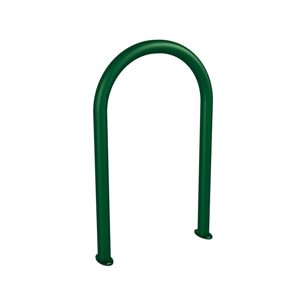 Appui vélos trombone Ø60mm RAL6005 - Standard - Sur platines - PROCITY - 291051.6005