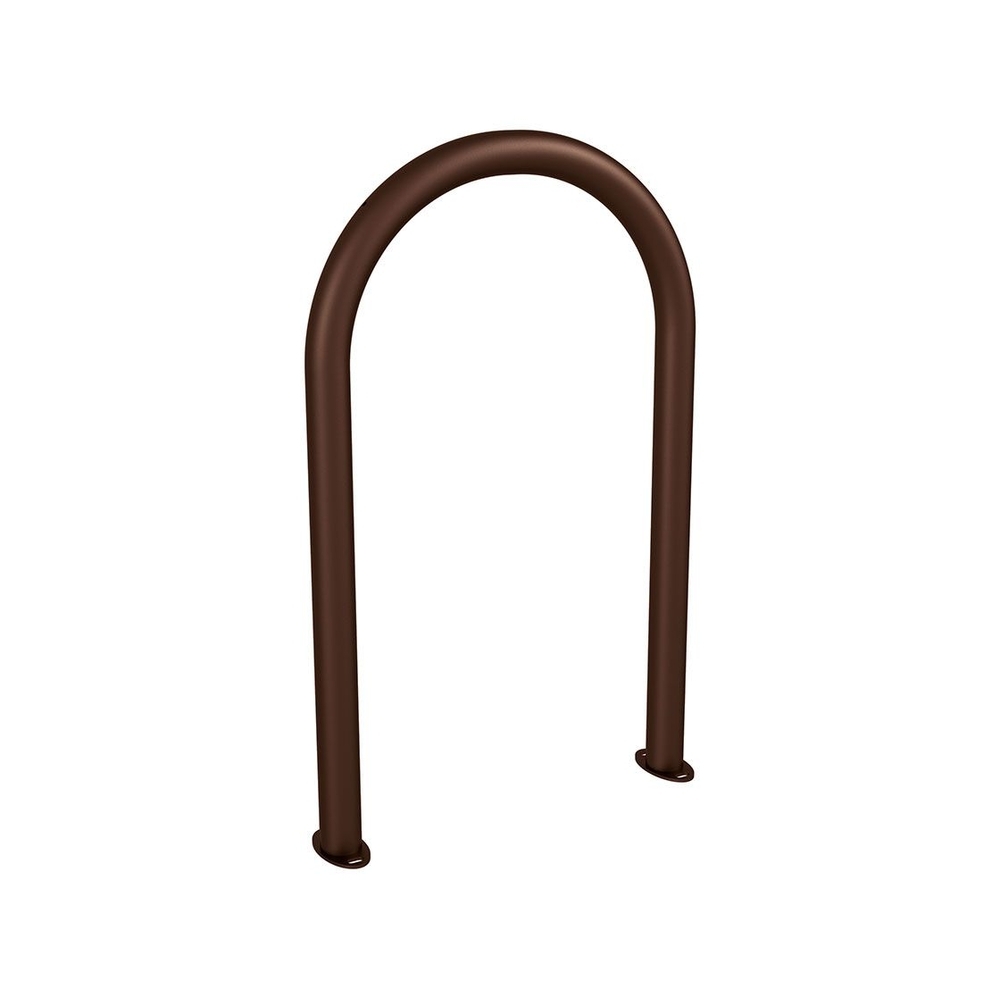 Appui vélos trombone Ø60mm RAL8017 - Standard - Sur platines - PROCITY - 291051.8017