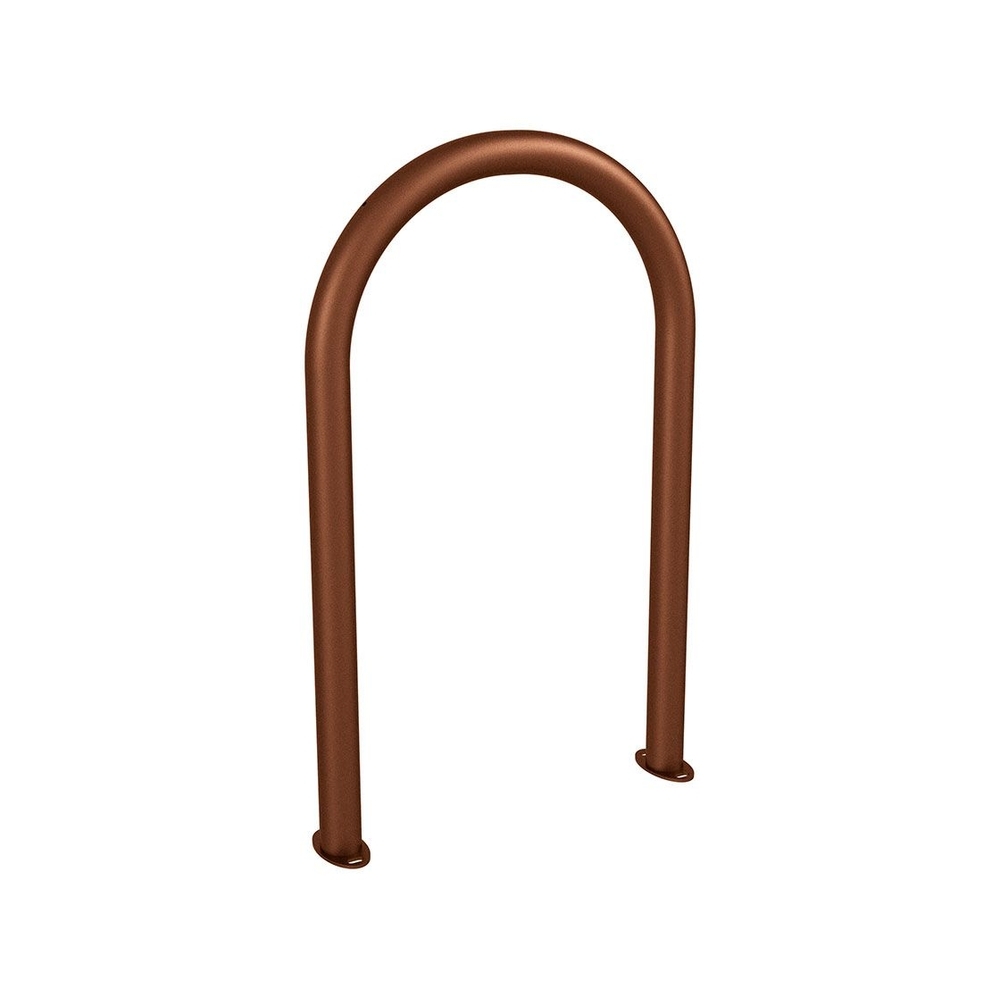 Appui vélos trombone Ø60mm Aspect Corten - Standard - Sur platines - PROCITY - 291051.S025