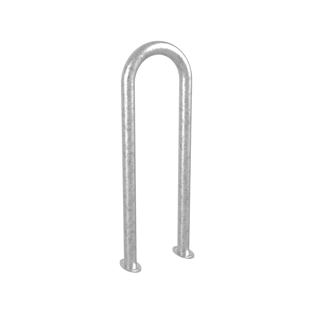 Appui vélos trombone Ø50mm Galva - Sur platines - PROCITY - 291056