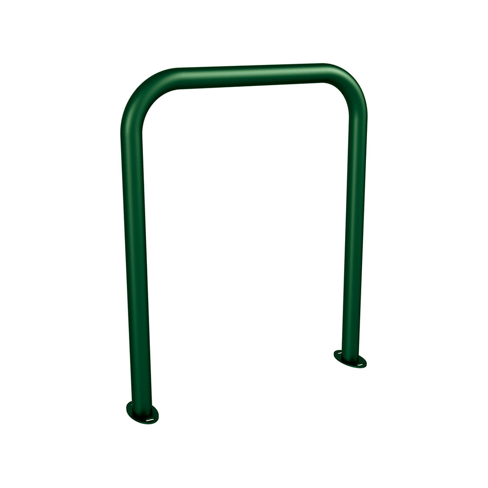 Arceau vélos simple RAL6005 - Sur platines - PROCITY - 294010.6005