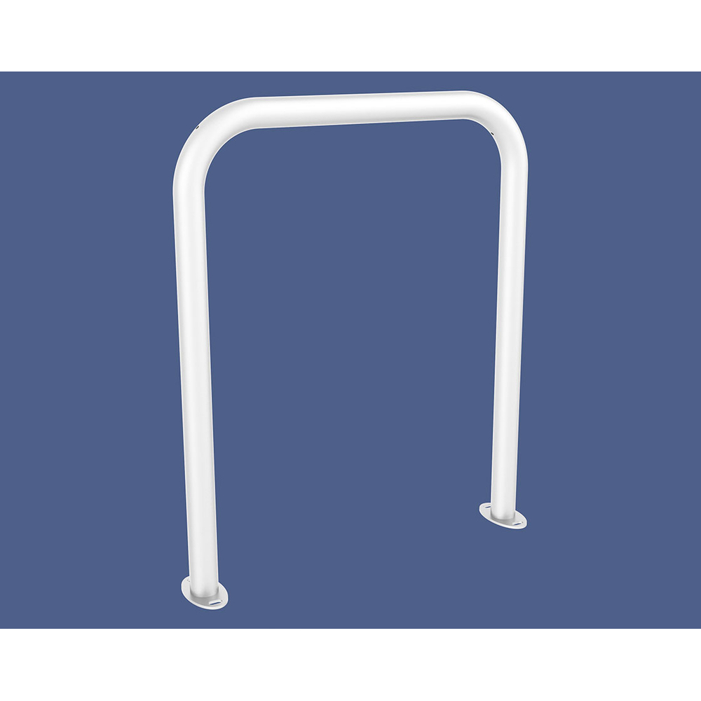 Arceau vélos simple RAL9010 - Sur platines - PROCITY - 294010.9010