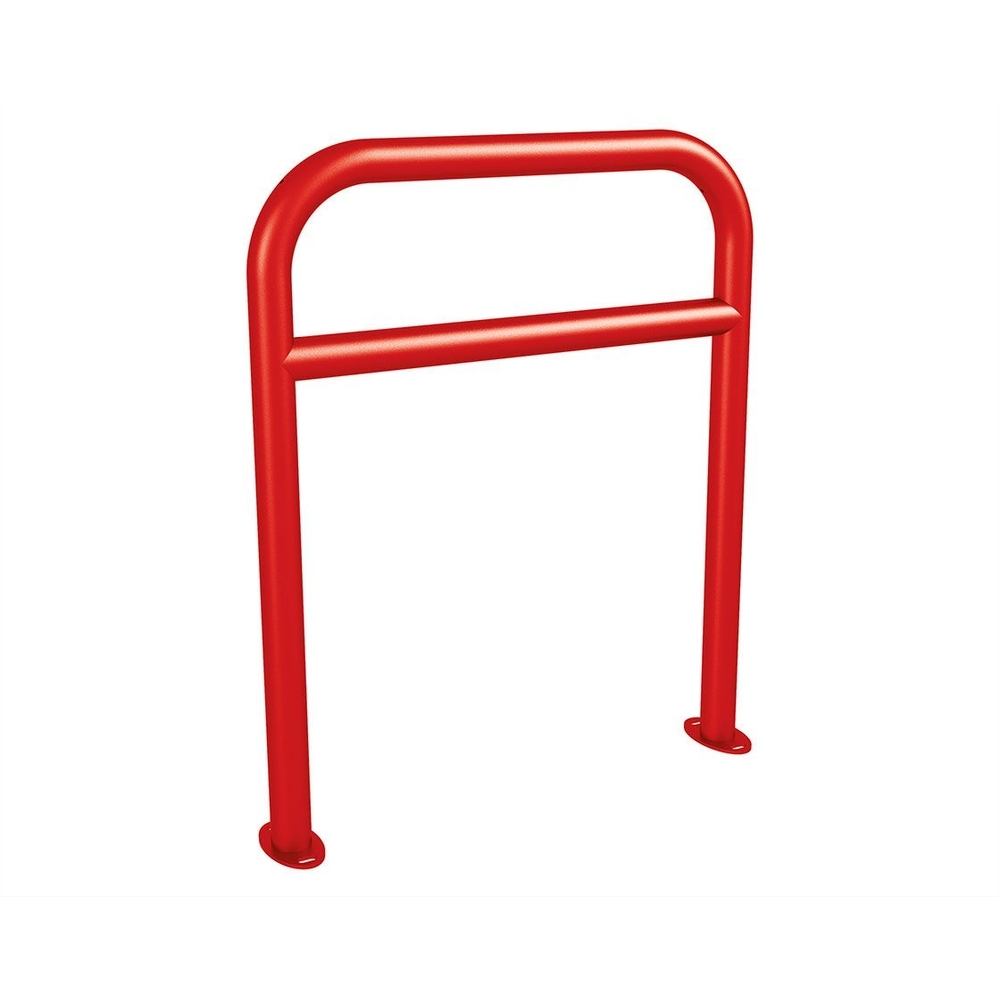 Arceau vélos renforcé RAL3020 - Sur platines - PROCITY - 294012.3020