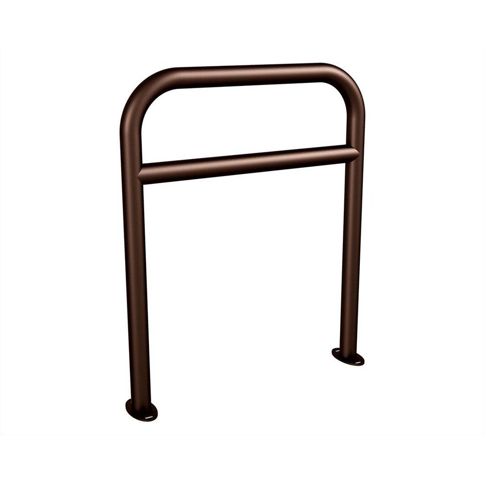Arceau vélos renforcé RAL8017 - Sur platines - PROCITY - 294012.8017