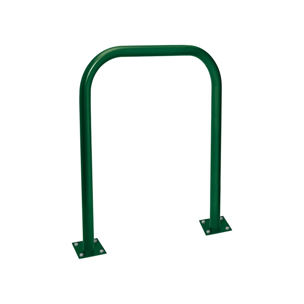 Arceau simple Ø60mm RAL6005 - 1000mm - Sur platines - Peint sur zinc - PROCITY - 294020.6005