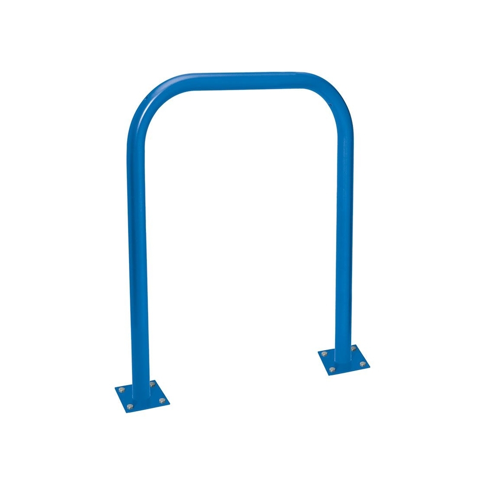 Arceau simple Ø60mm RAL5010 - 1000mm - Sur platines - Peint sur galva - PROCITY - 294056.5010