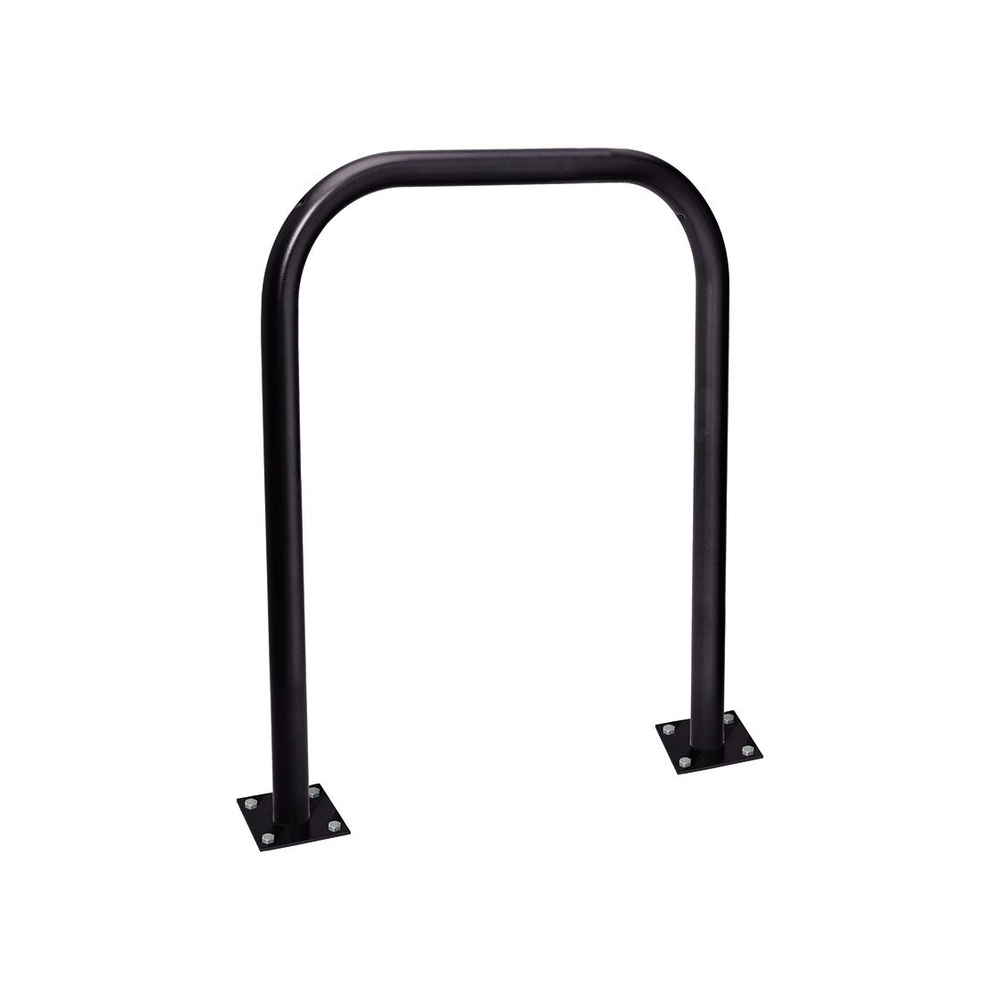 Arceau simple Ø60mm RAL9005 - 1000mm - Sur platines - Peint sur galva - PROCITY - 294056.9005