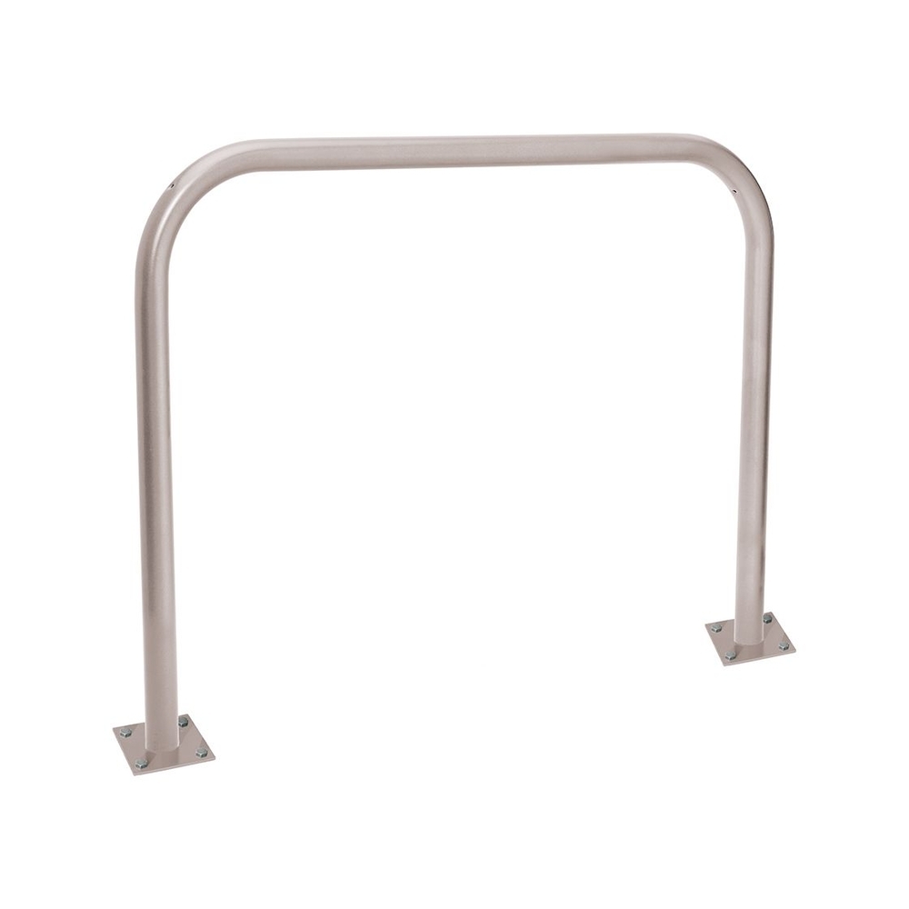 Arceau simple Ø60mm RAL7044 - 1500mm - Sur platines - Peint sur galva - PROCITY - 294057.7044