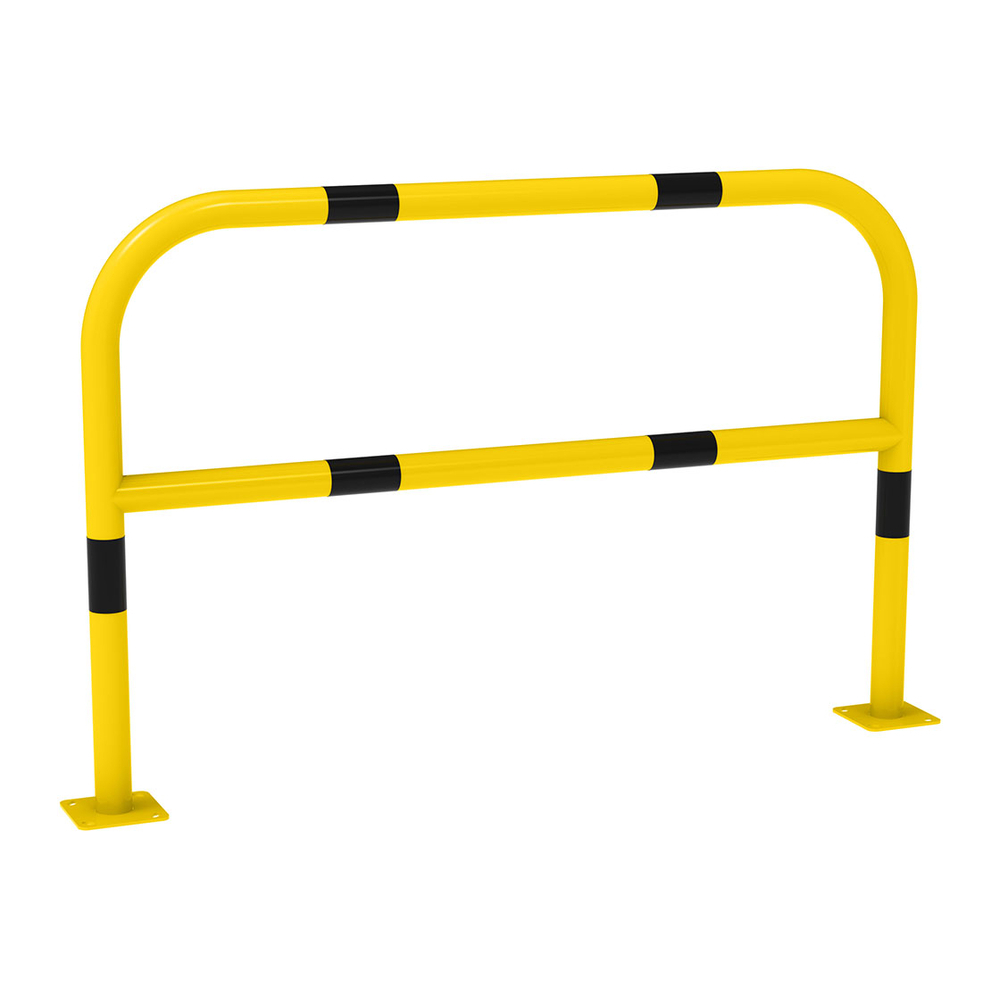 Arceau renforcé Ø60mm 1500mm - RAL1021 bandes noires - PROCITY - 294244.1021