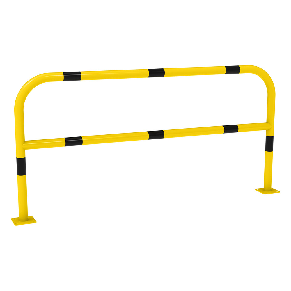 Arceau renforcé Ø60mm 2000mm - RAL1021 bandes noires - PROCITY - 294245.1021