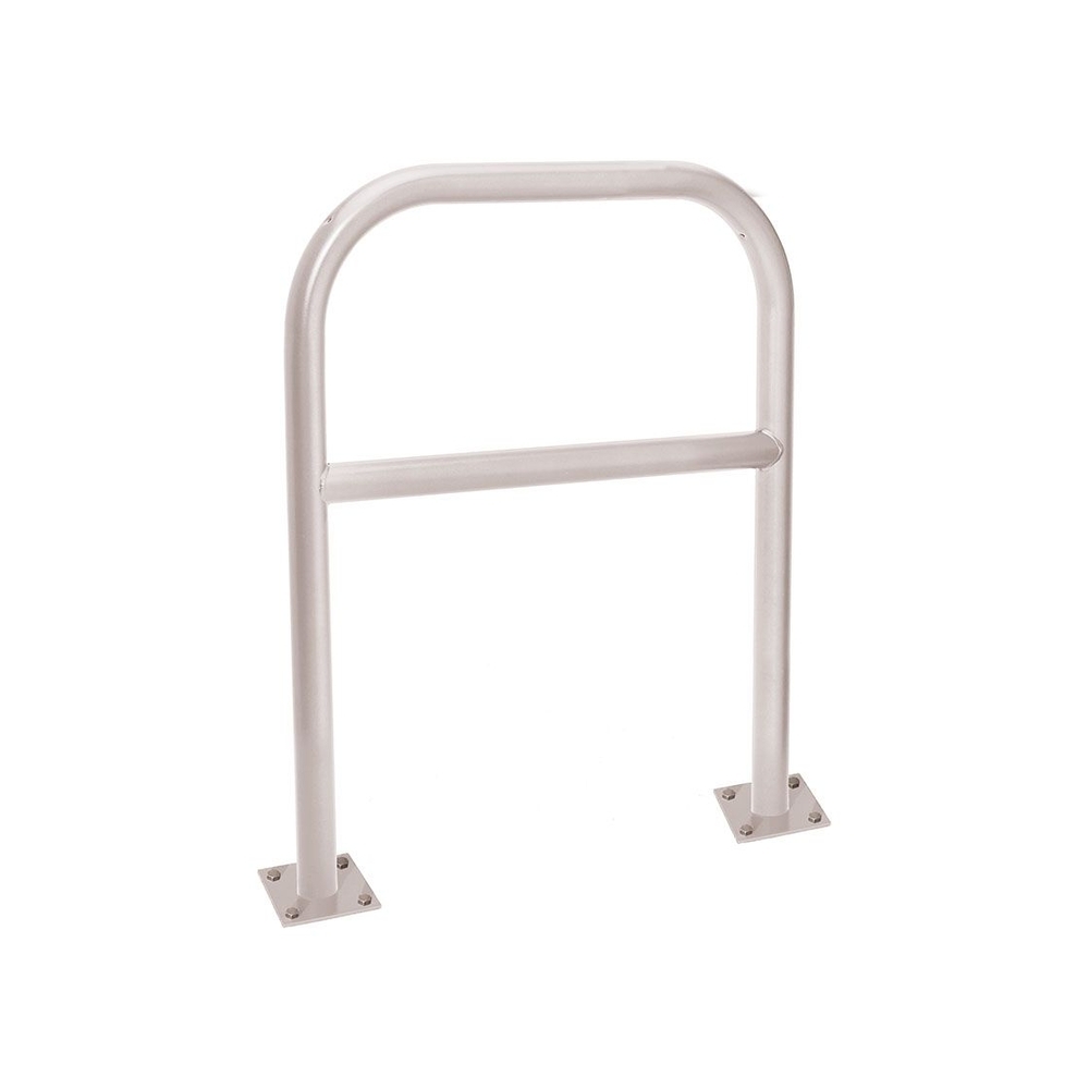 Arceau renforcé Ø60mm RAL7044 - 1000mm - Sur platines - Peint sur galva - PROCITY - 294256.7044