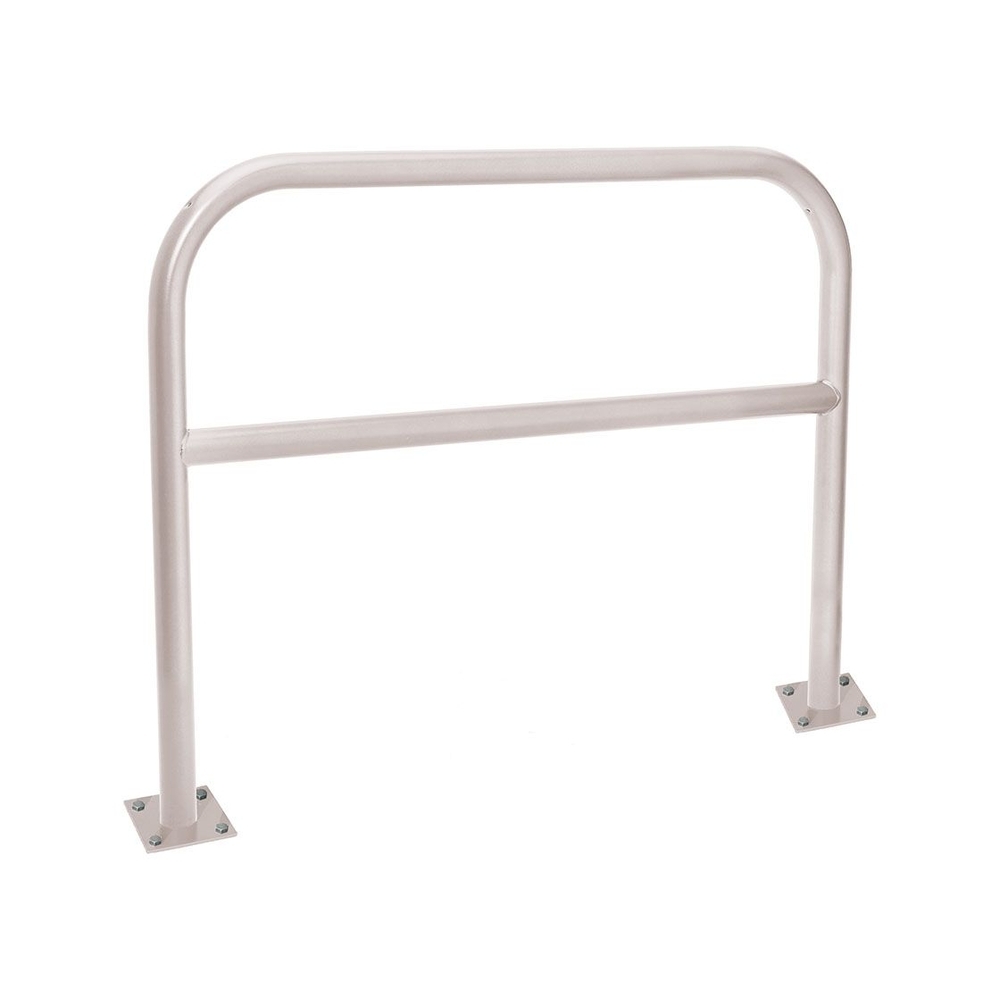 Arceau renforcé Ø60mm RAL7044 - 1500mm - Sur platines - Peint sur galva - PROCITY - 294257.7044