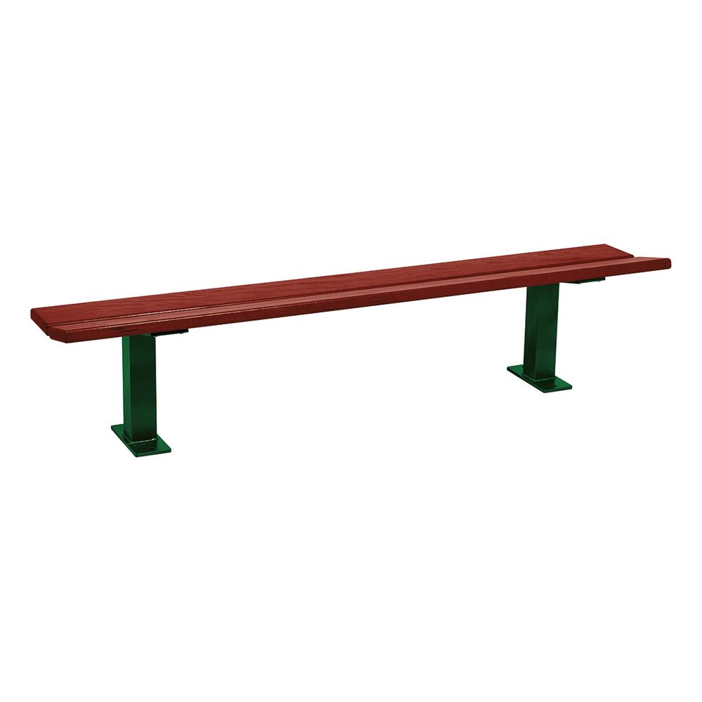 Banquette Pagode RAL6005 - lasuré acajou - PROCITY - 299193.6005.ACAJ