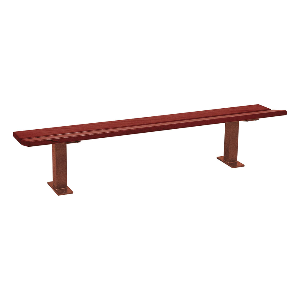 Banquette Pagode Aspect Corten - lasuré acajou - PROCITY - 299193.S025.ACAJ