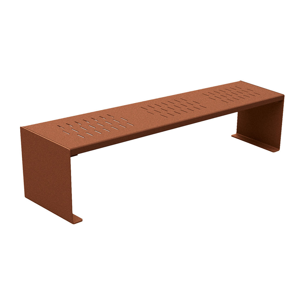 Banquette KUB acier Aspect Corten - PROCITY - 306393.S025