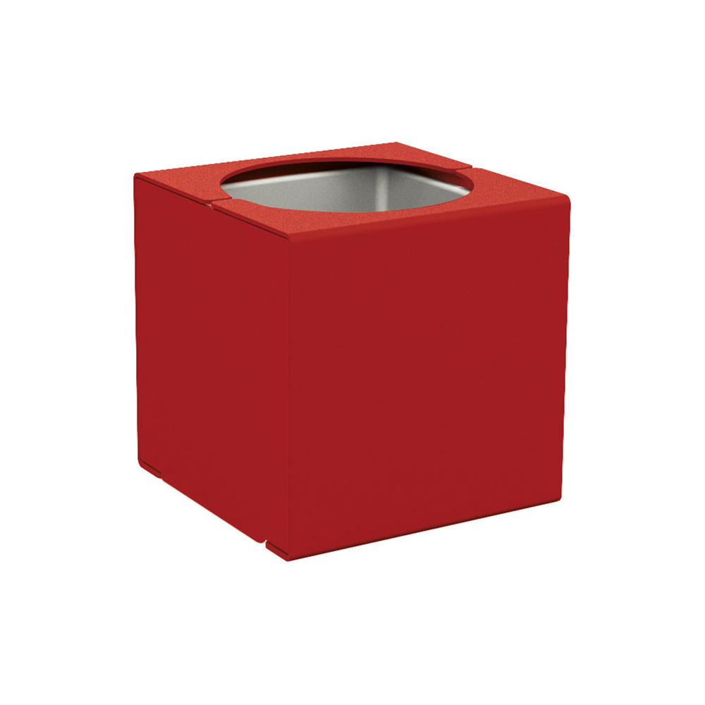 Bac à palmier KUB acier RAL3004 - PROCITY - 306420.3004