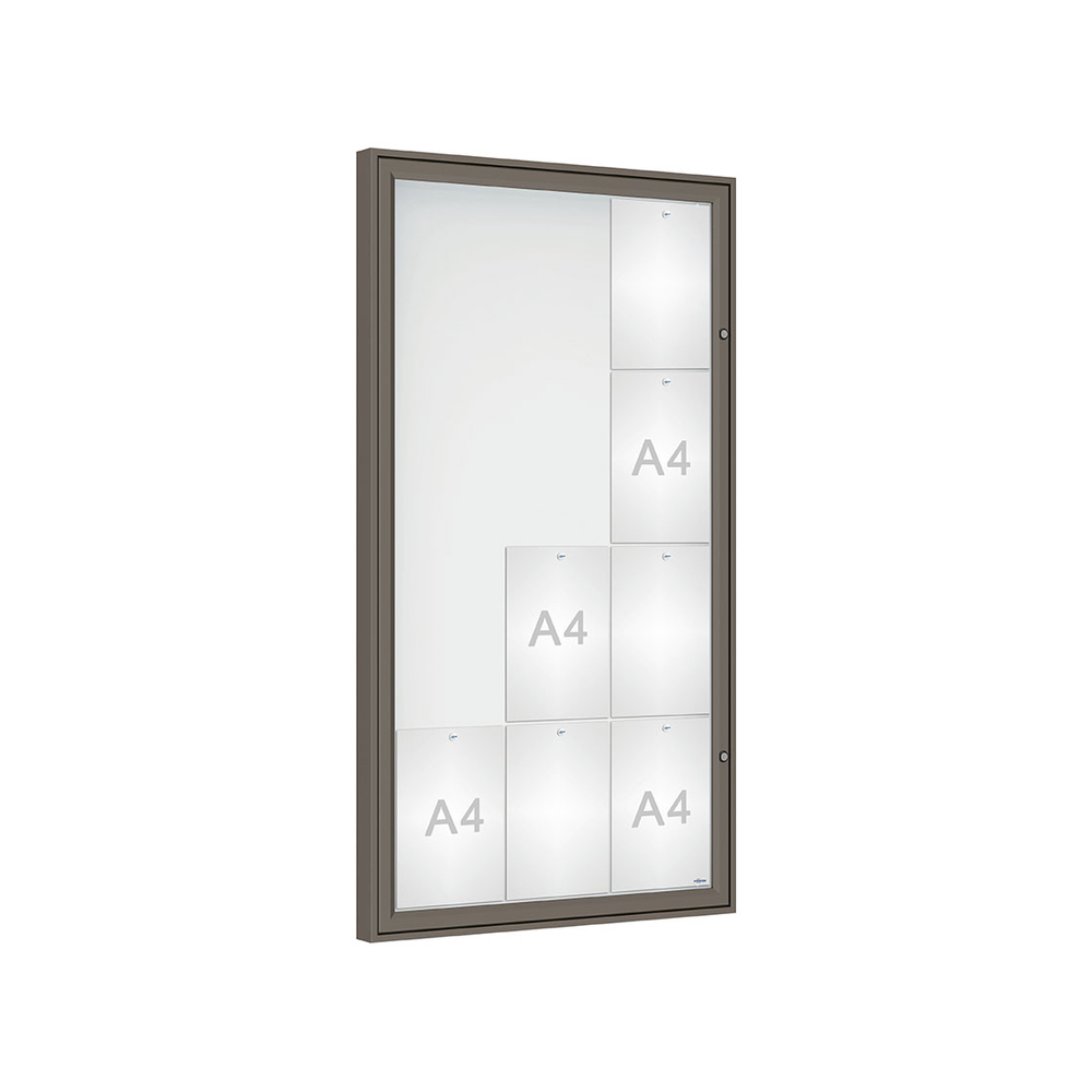 Vitrine Classique Gris PROCITY - 406003.GPRO