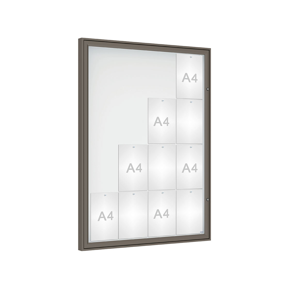 Vitrine Classique Gris PROCITY - 406004.GPRO