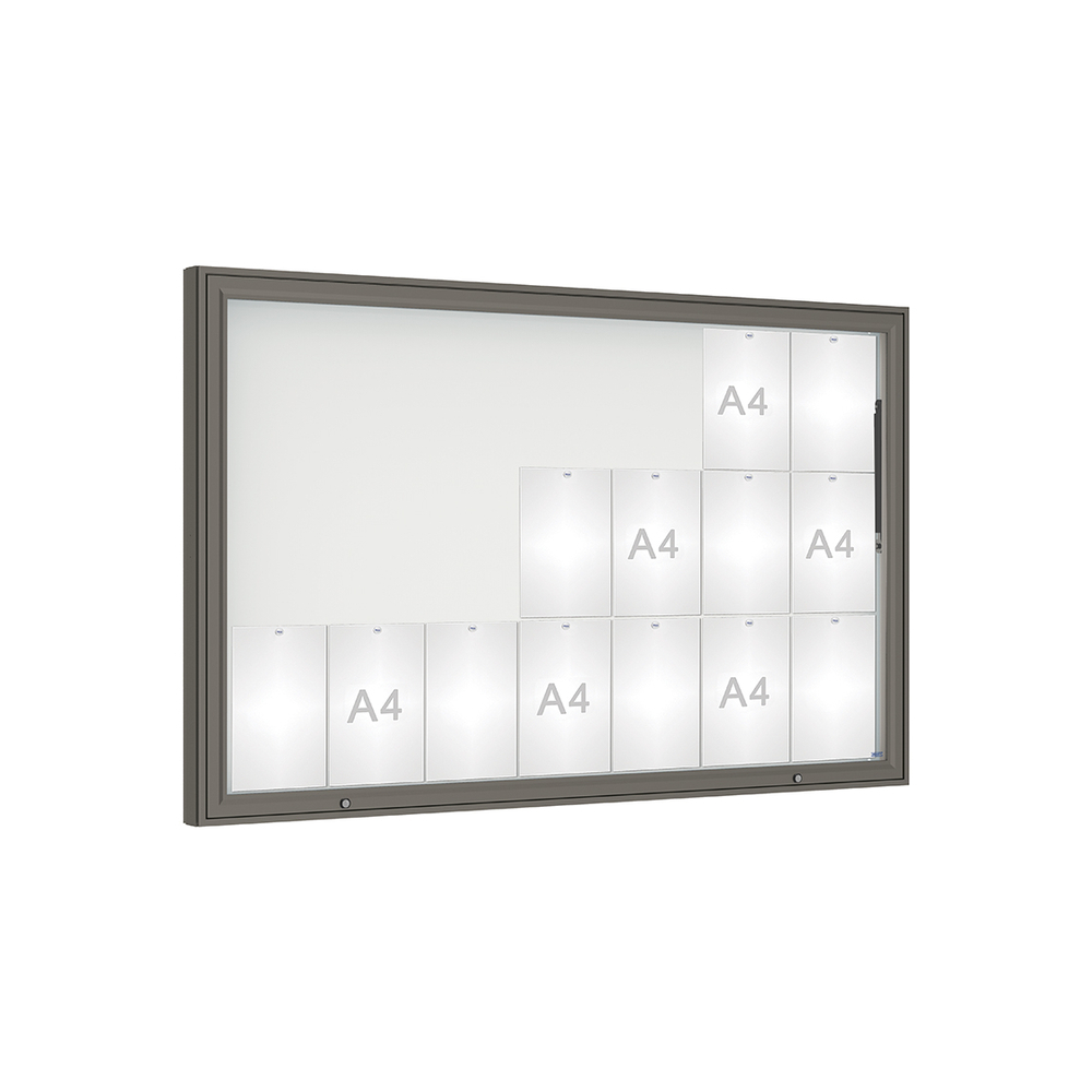 Vitrine 1000mm Gris PROCITY - 407402.GPRO