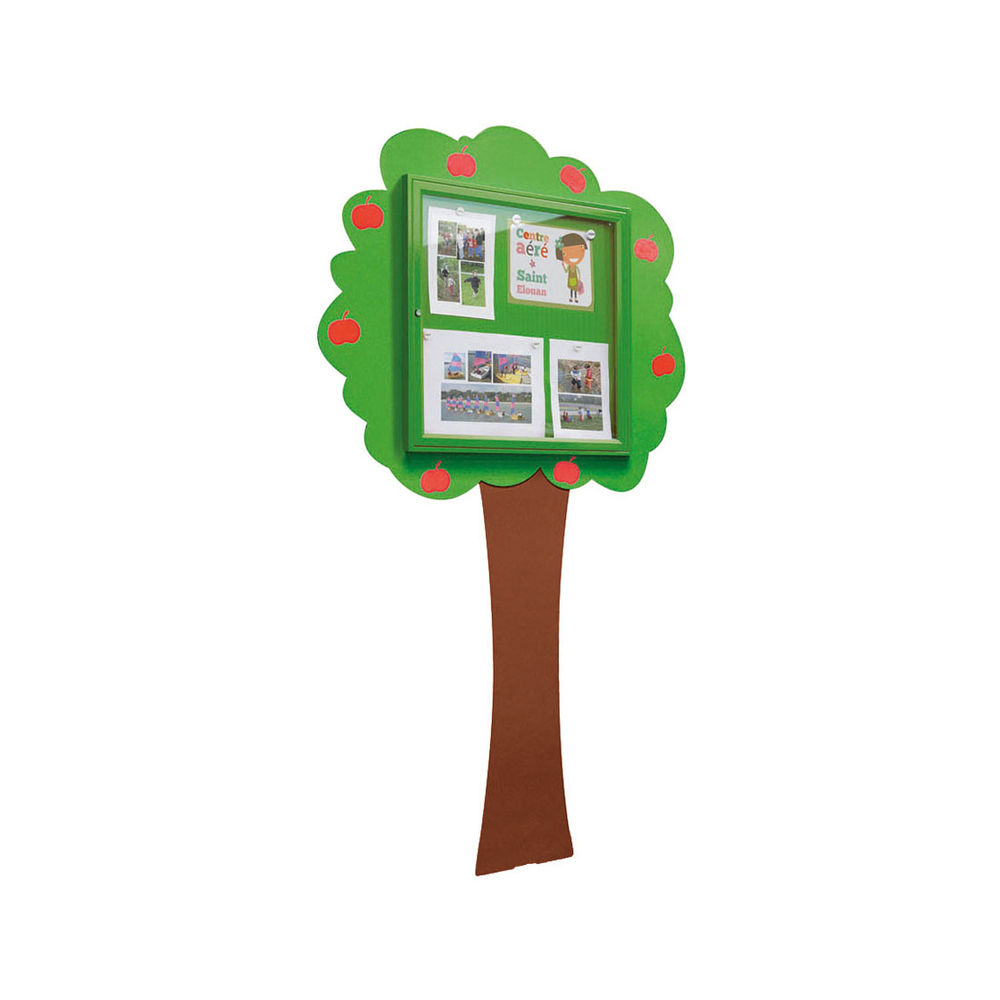 Vitrine Thématique Arbre Arbre muRAL6 A4 - 750x750mm - PROCITY - 408010