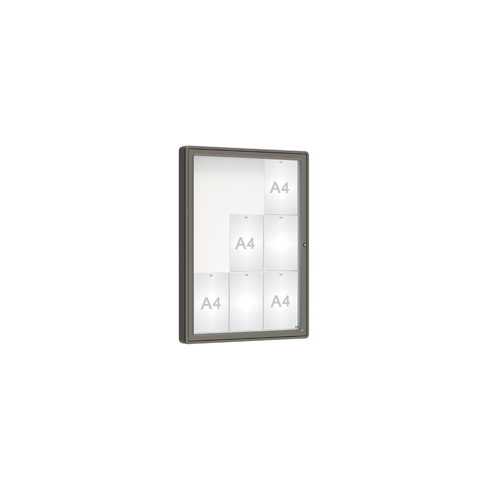 Vitrine 2000mm Gris PROCITY - 410420.GPRO