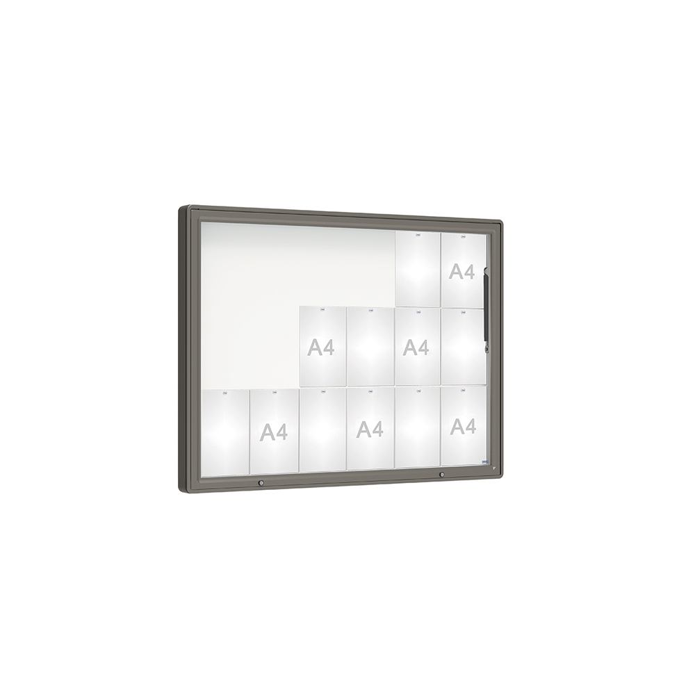 Vitrine 2000mm Gris PROCITY - 410421.GPRO