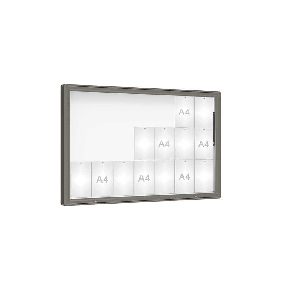 Vitrine 2000mm Gris PROCITY - 410422.GPRO