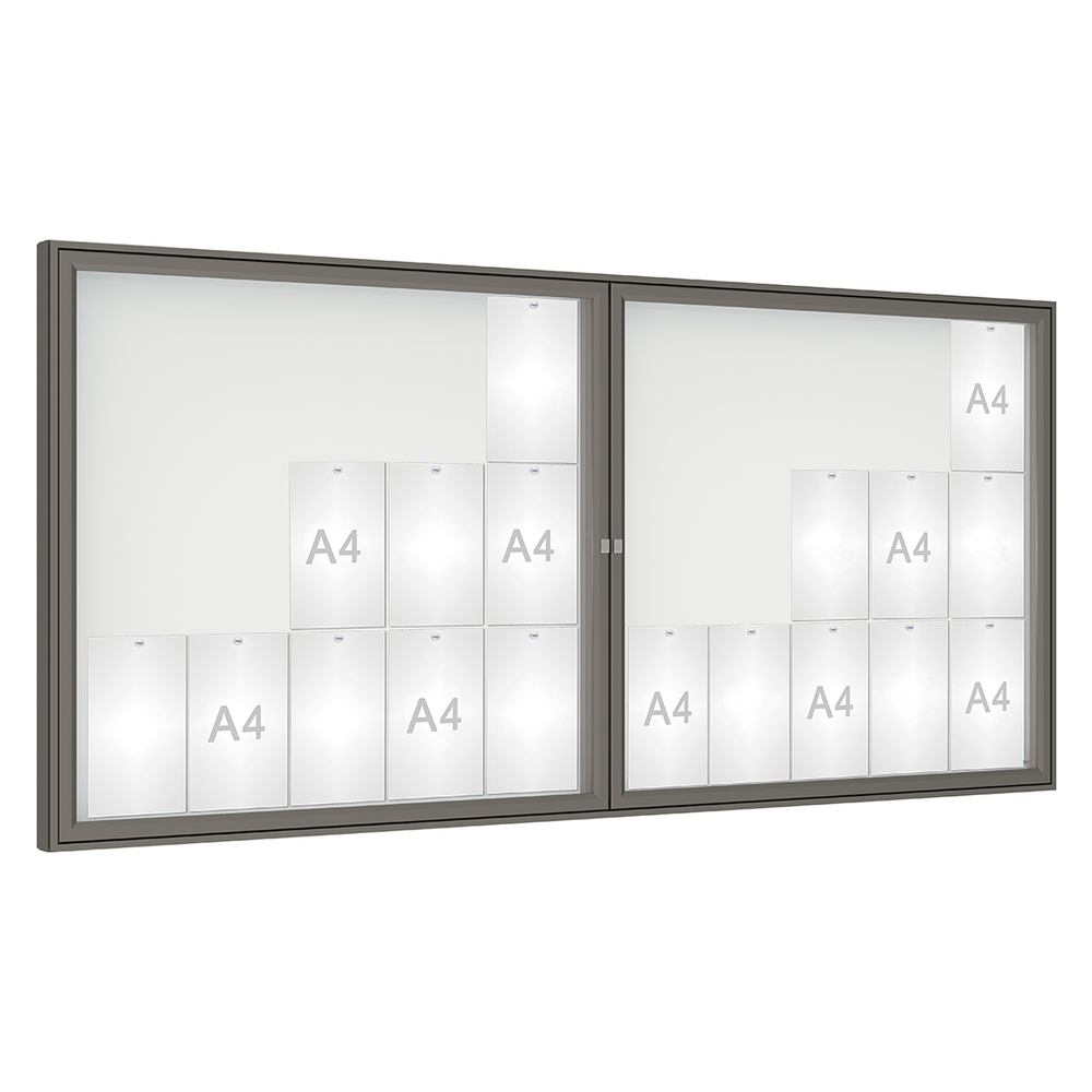 Vitrine 1000mm Gris PROCITY - 414022.GPRO