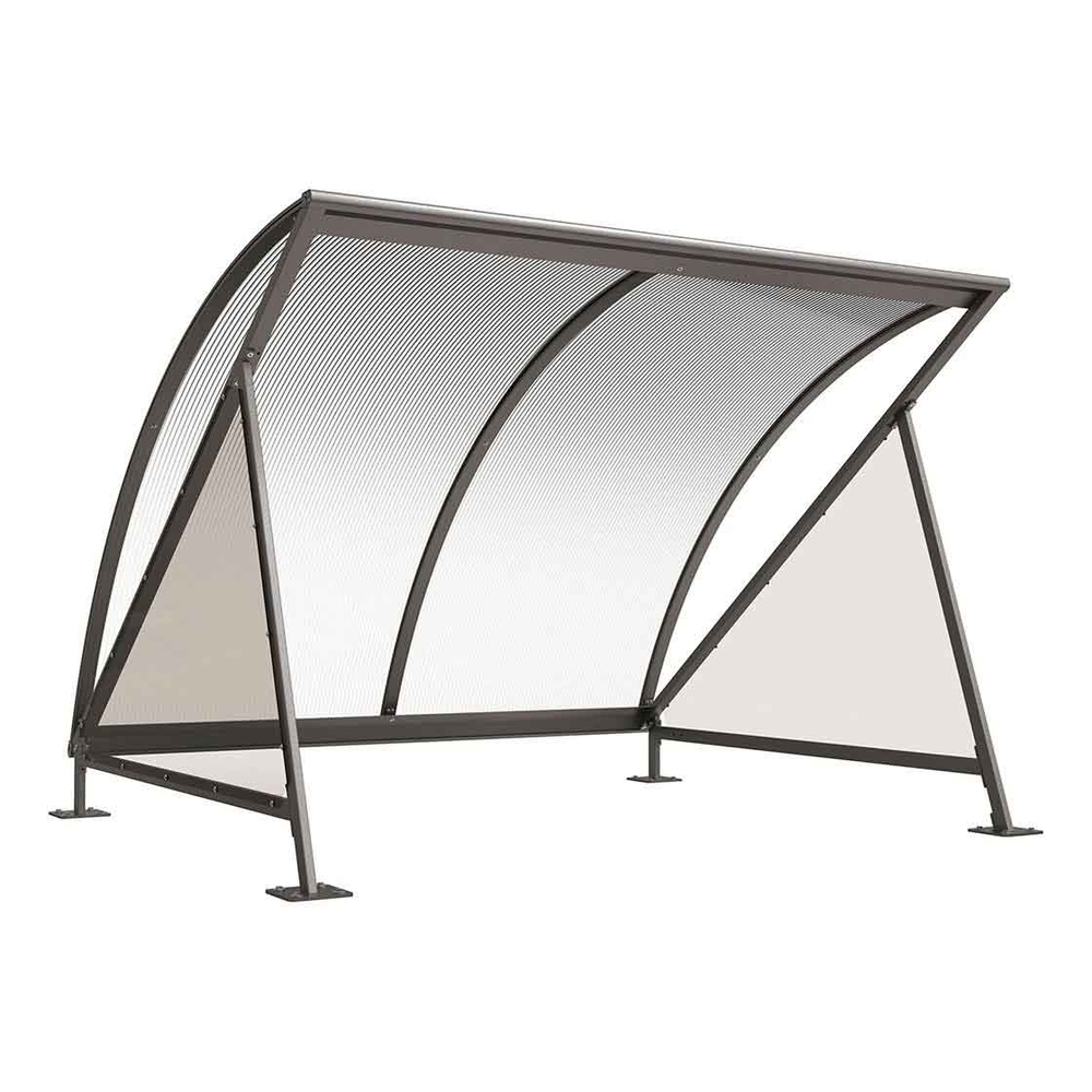 Abri vélos demi-lune Gris PROCITY - 529036.GPRO