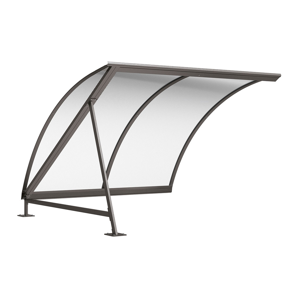 Abri vélos demi-lune Gris PROCITY - 529037.GPRO
